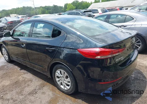 2018 Hyundai Elantra Se from USA, damaged, VIN 5NPD74LF9JH355130
